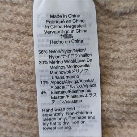 J. Crew Merino Wool Alpaca Sweater S Quiet Luxury Normcore Coastal Grandma - Picture 8 of 8